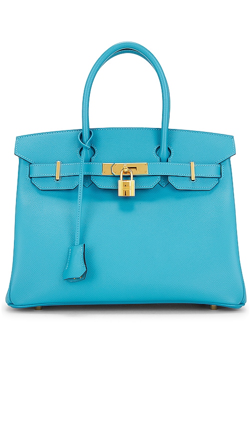FWRD Renew Hermes Birkin 30cm Handbag in Bleu De Nord