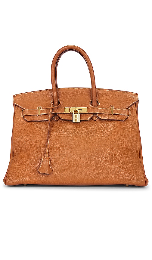 FWRD Renew Hermes Birkin 35cm Handbag in Malachite