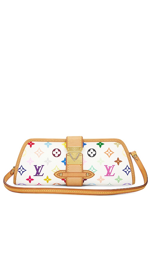 FWRD Renew Louis Vuitton Shirley Shoulder Bag in Multi White