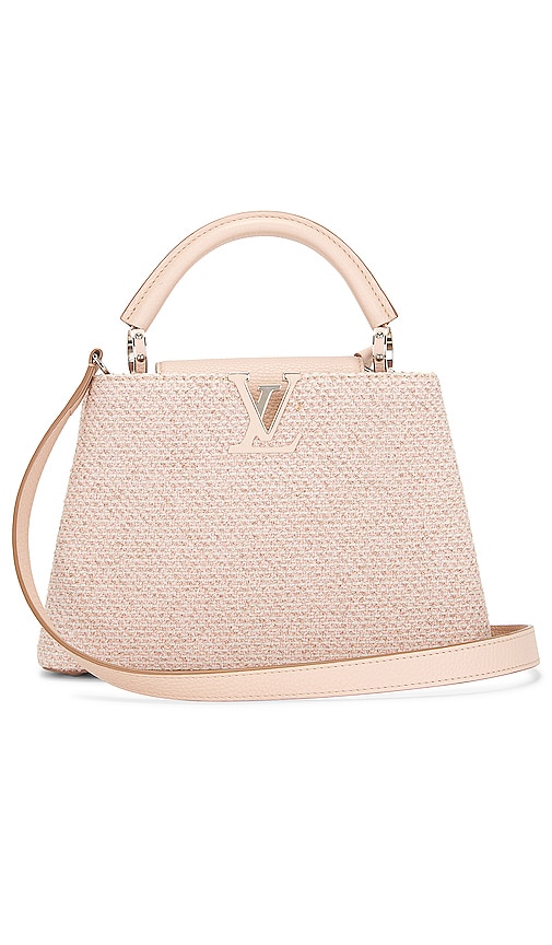 Fwrd Renew Louis Vuitton Capucines Handbag In Pink