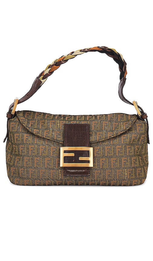 FWRD Renew BORSA A TRACOLLA FENDI in Brown REVOLVE