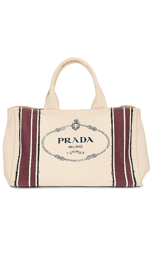 Prada clearance canvas tote