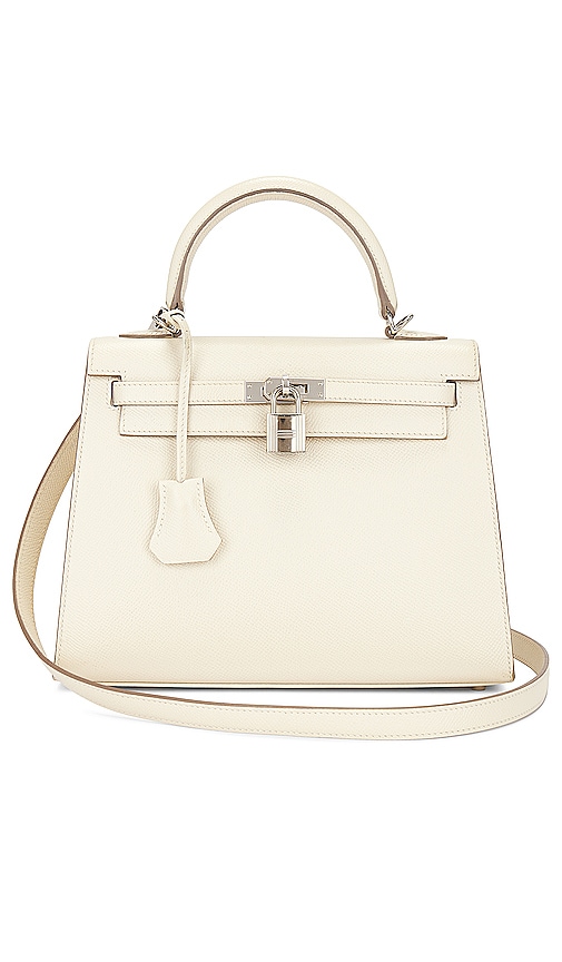 FWRD Renew Hermes Kelly 25 Epsom Handbag in Craie REVOLVE