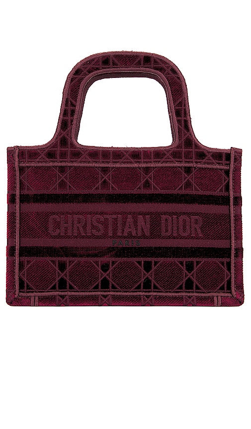 Fwrd Renew Dior Embroidery Book Tote Bag In 酒