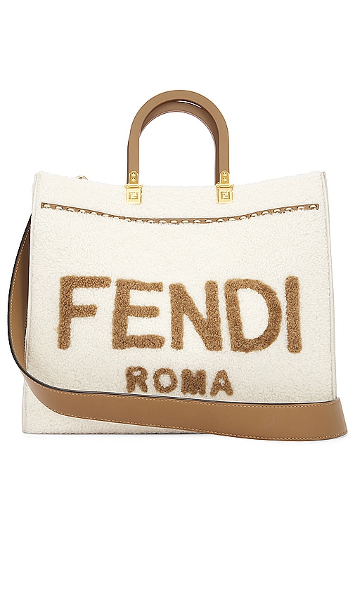 Cream fendi bag sale