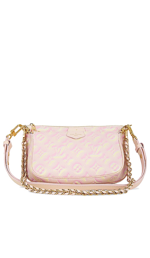 Fwrd Renew Louis Vuitton Monogram Pochette Accessories Shoulder Bag In Pink