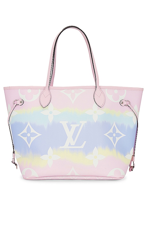 Fwrd Renew Louis Vuitton Escale Neverfull Mm Tote Bag In Pink