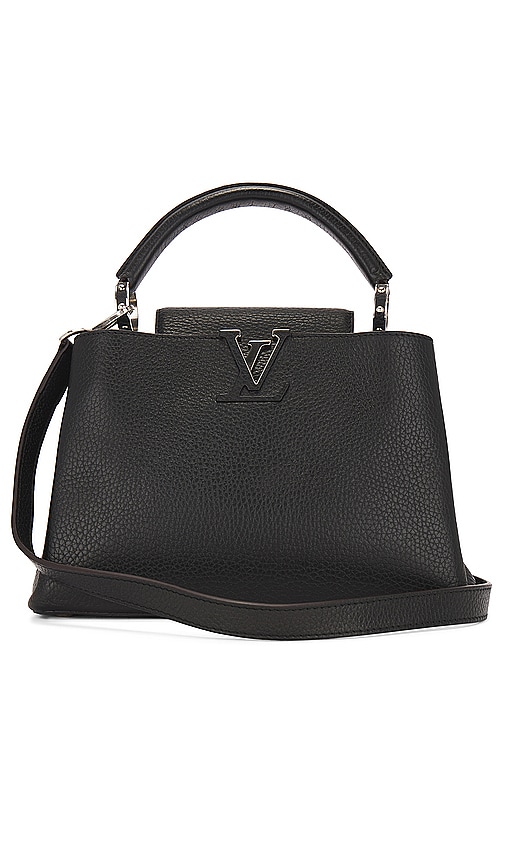 Fwrd Renew Louis Vuitton Capucines Bb Handbag In Black