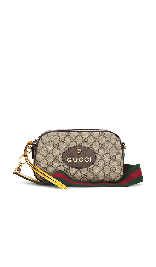 Fwrd Renew Gucci Gg Supreme Shoulder Bag In Brown