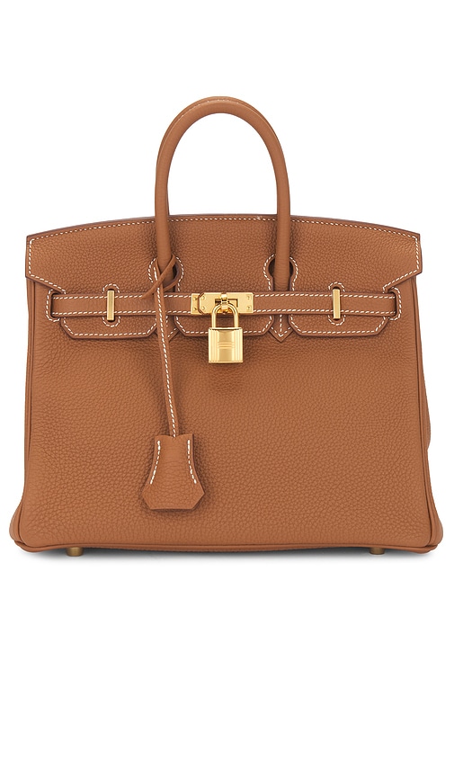 FWRD Renew Hermes Birkin 25 Handbag in Gold