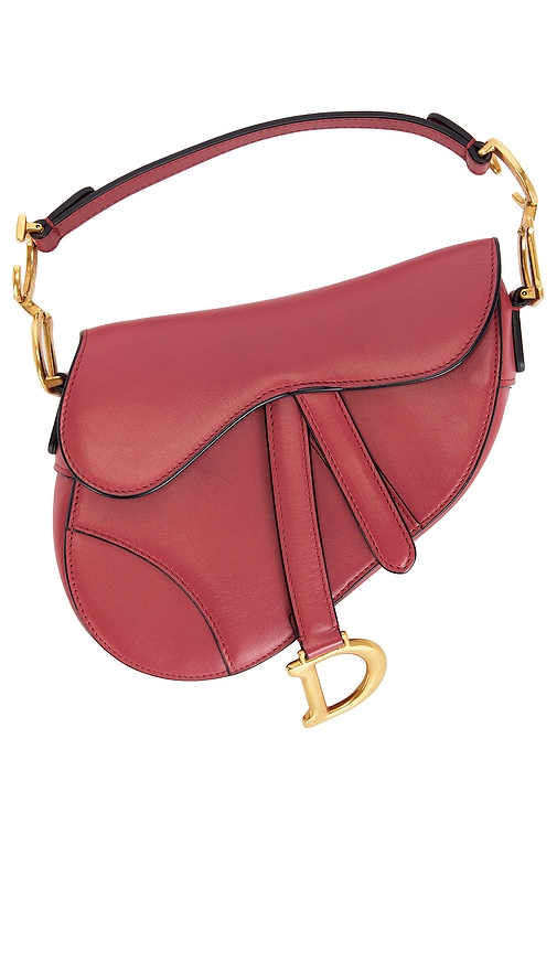 Fwrd Renew Dior Saddle Bag In Mauve