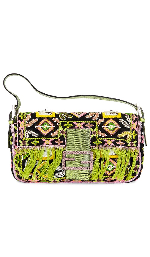 FWRD Renew Fendi Mama Baguette Shoulder Bag in Multi