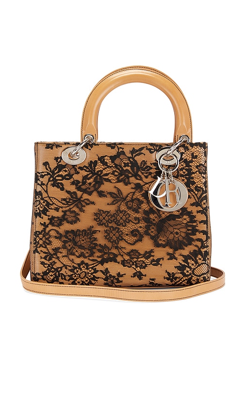 FWRD Renew Dior Lady Handbag in Brown