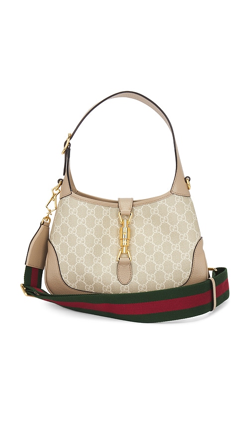 FWRD Renew Gucci Jackie Shoulder Bag in Ivory