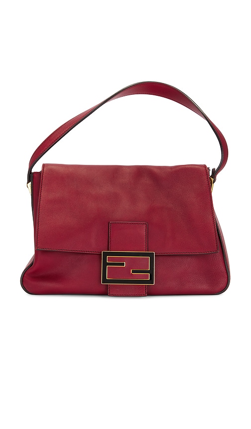 FWRD Renew Fendi Mama Shoulder Bag in Red