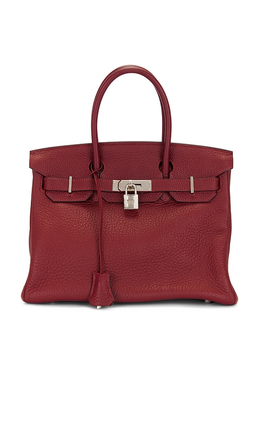 FWRD Renew Hermes Taurillon Birkin 30 Handbag in Rouge