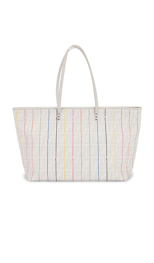 FWRD Renew Fendi Tote Bag in White