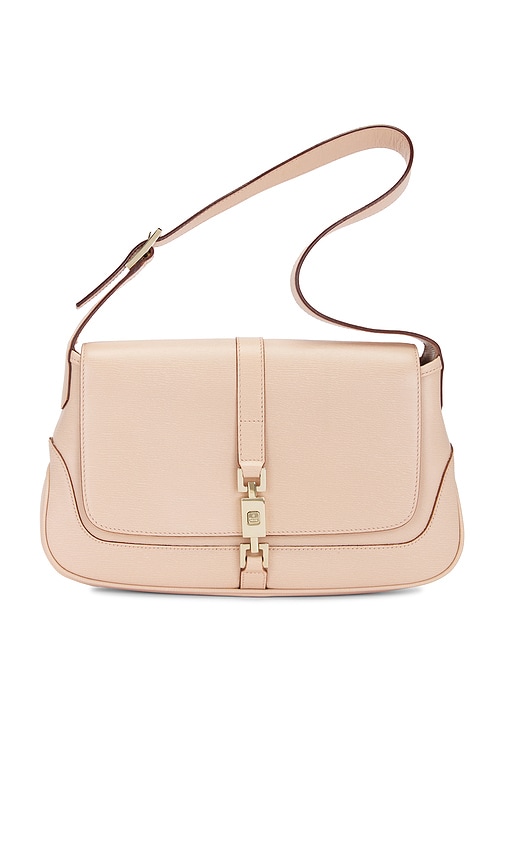 FWRD Renew Gucci Jackie Shoulder Bag in Peach