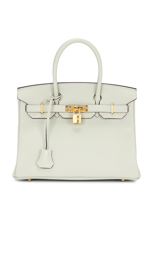 FWRD Renew Hermes Clemence Birkin 30 Handbag in Grineve