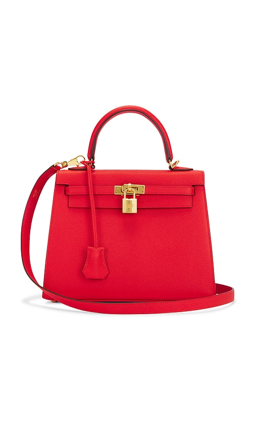 HERMÈS レッド ペンホルダー 箱付き HERMES - エルメス ペンケース ボックスカーフ レディース