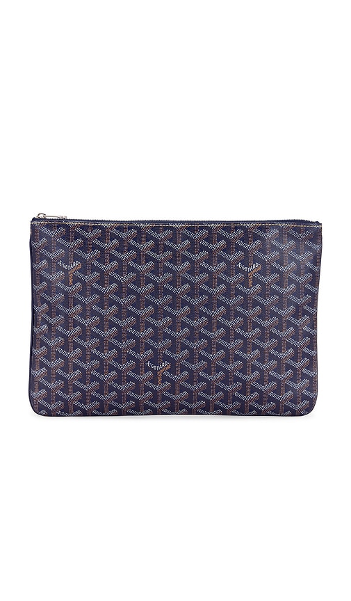 FWRD Renew Goyard Senna Pochette Bag in Navy