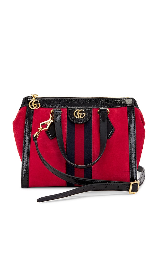 Shop Fwrd Renew Gucci Ophidia Handbag In Red