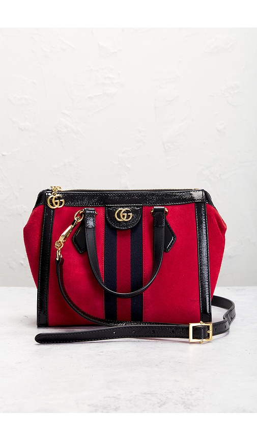 Shop Fwrd Renew Gucci Ophidia Handbag In Red