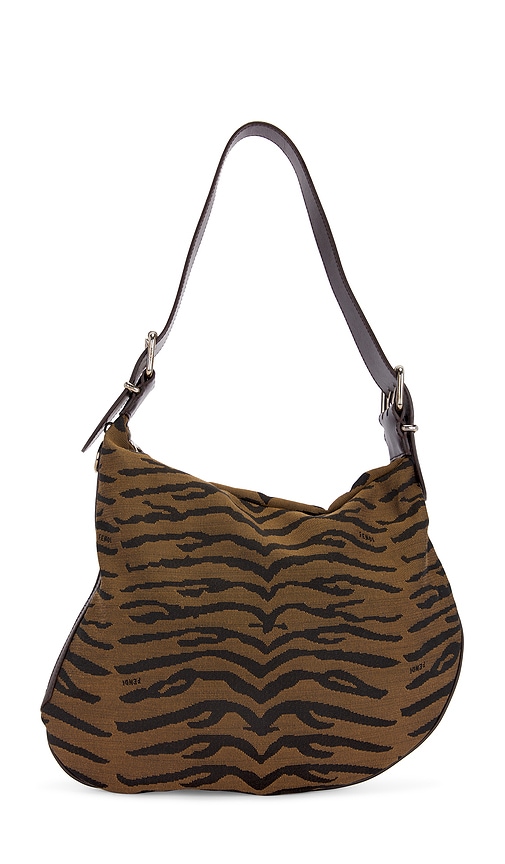 FWRD Renew Fendi Shoulder Bag in Brown