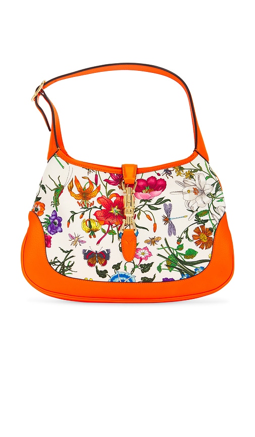 FWRD Renew Gucci Jackie Flora Hobo Bag in Multi