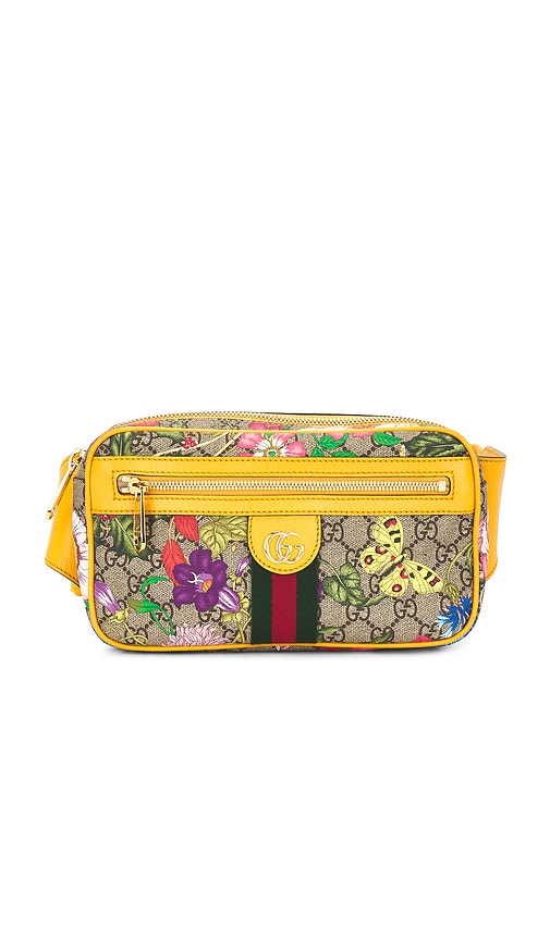 FWRD Renew Gucci Ophidia Flora Waist Bag in Multi