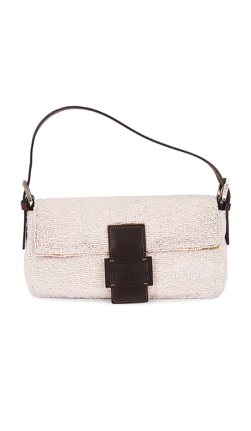 FWRD Renew Fendi Baguette Shoulder Bag in Pink