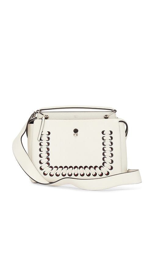 FWRD Renew Fendi Dotcom Shoulder Bag in White