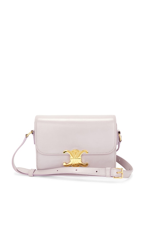FWRD Renew Celine Teen Triomphe Shoulder Bag in Lilac