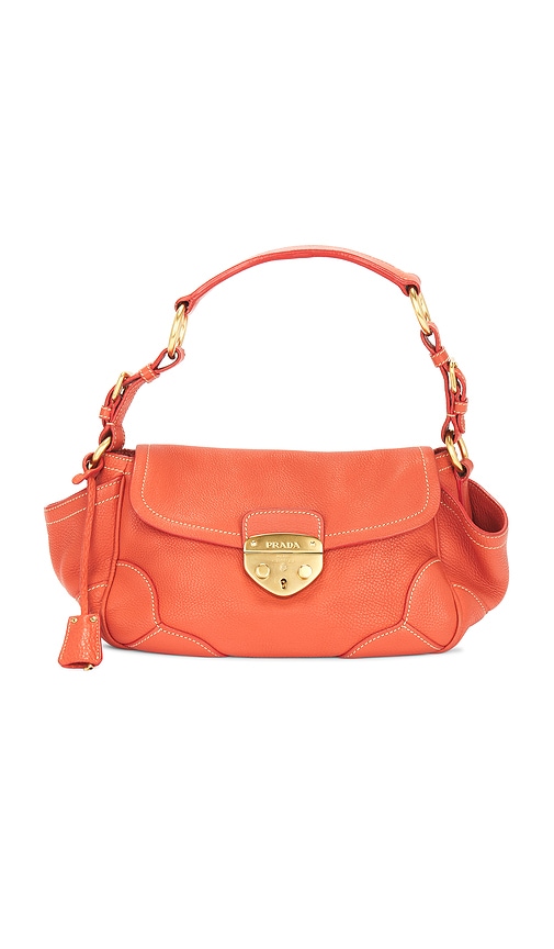 Orange prada purse best sale