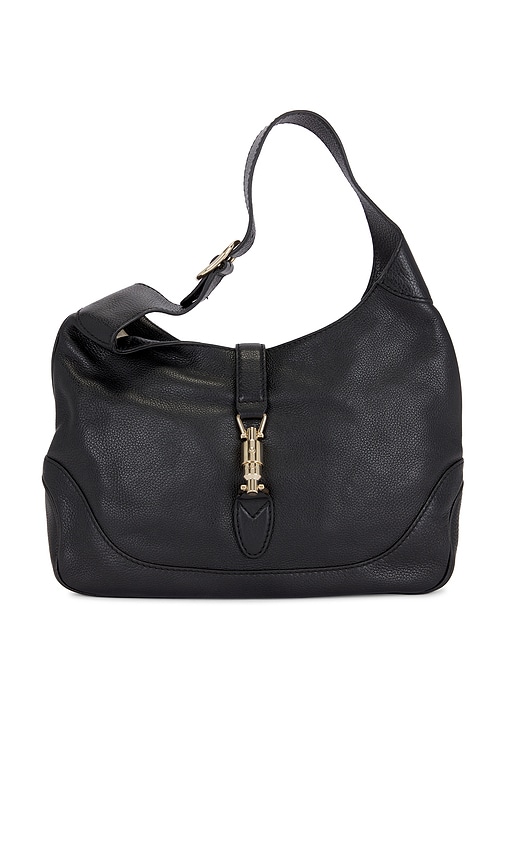 FWRD Renew Gucci Jackie Hobo Bag in Black