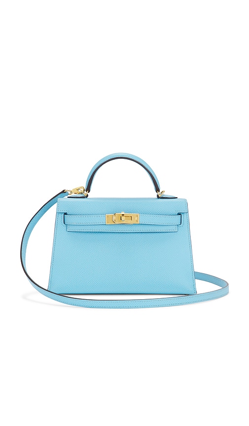 FWRD Renew Hermes Epsom Kelly 20 Handbag in Blue Celeste | REVOLVE