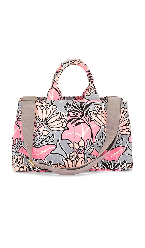 Prada floral tote on sale