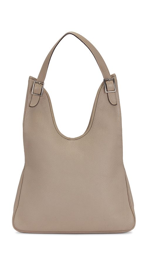 FWRD Renew Hermes Clemence Massai PM Shoulder Bag in Gris