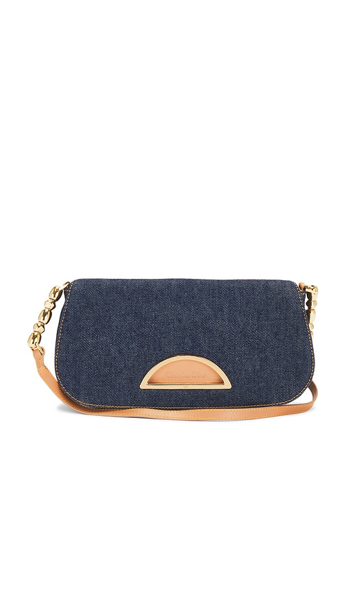 FWRD Renew Dior Denim Malice Shoulder Bag in Blue
