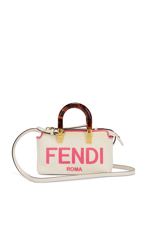 FWRD Renew Fendi By The Way Mini Boston Bag in White
