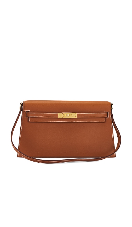 Fwrd Renew Hermes Kelly Elan Shoulder Bag In Brown