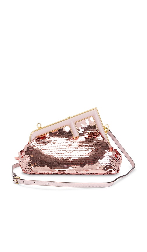 FWRD Renew Fendi First Shoulder Bag in Pink