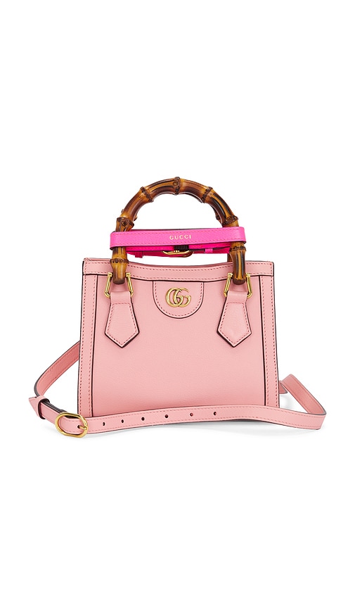 FWRD Renew Gucci Diana Handbag in Pink