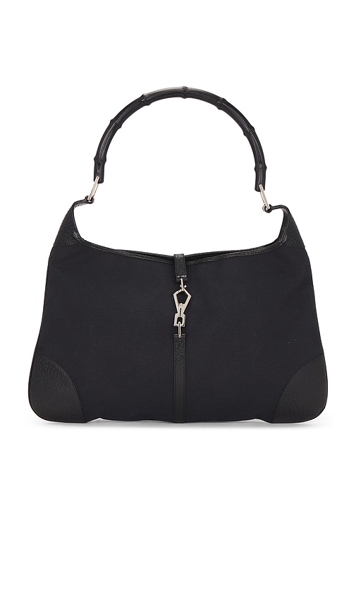 FWRD Renew Gucci Bamboo Jackie Hobo Bag in Black