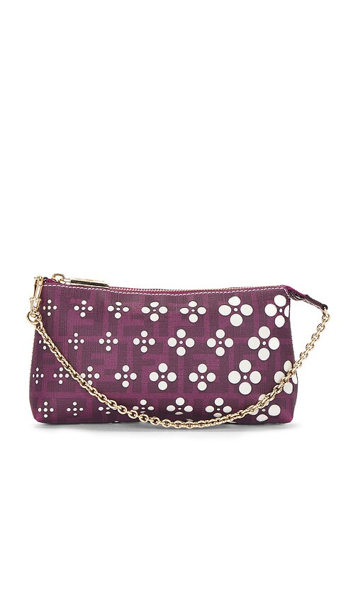 FWRD Renew Fendi Pochette Shoulder Bag in Purple