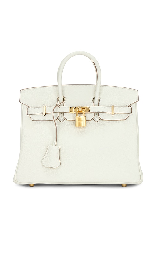 FWRD Renew Hermes Togo Birkin 25 Handbag in Mushroom