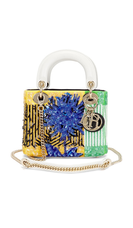 FWRD Renew Dior Lady D-Lite Handbag in Multi