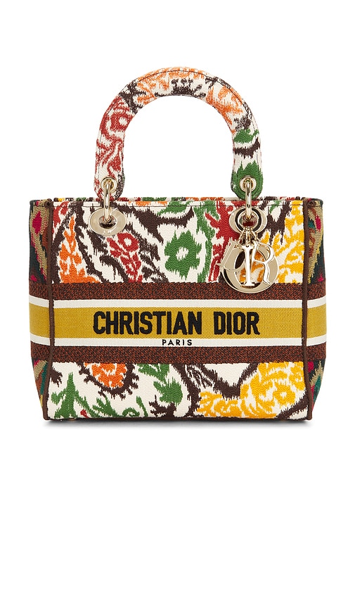 FWRD Renew Dior Paisley Lady D-Lite Handbag in Multi