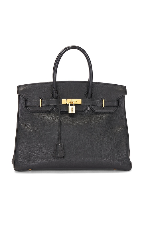 FWRD Renew Hermes 1997 Togo Birkin 35 Handbag in Black