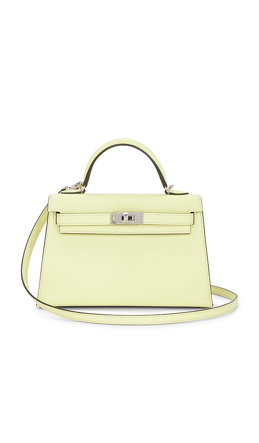 FWRD Renew Hermes Chevre Kelly 20 Handbag in Jaune Bourgeon